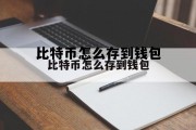 比特币钱包可以存哪些币，比特币怎么存到钱包
